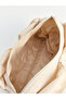 Women's Shoulder Bag with Drawstring Detail - 5