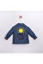 Baby Boy Denim Look Shirt with Sun Print - 2