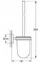 Perie WC essentials 40374gl1 Auriu - 3