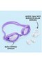 High Quality Children's Silicone Swimming Cap and Goggles Set 4-10 Years Old Pro Kids Pool-Sea Swimming Cap + Nose Ear Plug - 7