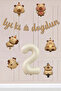 2 Year Old Capybara Concept Birthday Balloon Chain Set