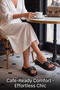 Glimmer Slipper Bowknot Stone-Embellished Women's Slippers - Drawstring Cushioned Sole Lightweight Casual Summer Black Slippers - 2