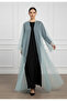 Shimmer Organza Abaya | Organza Fabric - 3