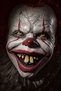 Pennywise IT Horror Latex Mask With Red Wig, LED Light‑Up Eyes, Adult Cosplay Mask for Halloween Party Scary Costume - 4