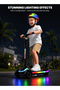(cl463-Black)Kids 3‑Wheel Scooter, Height‑Adjustable Foldable Kick Scooter, Colorful Light, Gravity Steering Anti‑Tip Scooter for Children 2‑10 Years Old - 4