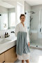 La Notte Pirinç Knitted 100% Cotton 90X145 Bath Towel Gray - 6