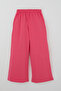 Girl's Trouser Suit Brooklyn Letter Printed Lace-Up 8-14 Years, Fuchsia - 5