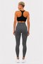 Women's High Waist Shaping Sports Leggings – Stretchy Long Leggings with a Wrinkled Texture - 2