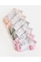 Infant Girls Assorted Ankle Length Socks 3 Pairs - 2