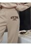 Unisex Men's and Women's New York Empire Printed Oversize 3 Thread Hooded Tracksuit Set - 3