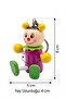 Nostalgic Wooden Girl Figure Bouncy Keychain - 4