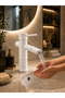 Bamboo White Fixed Sink Faucet |   Premium Model |   Luxury Vintage Lavatory Faucet - 3