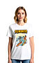 Summer Surfing Wave Design Printed Women's T-Shirt