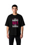 Funny Letter Printed Men's Oversize T-Shirt for Teachers