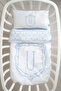 Mother's Side Duvet Cover Set (60X100) - Noble Series - Blue - Letter U