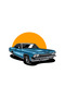 Men's Retro Classic Automobile Printed Graphic T-Shirt with Chrome Detail Casual Relaxed Fit Modern Stylish Elegant - 3