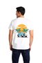 Men's Vintage Automobile Palm Sunset Printed Relaxed Fit Short Sleeve Graphic T-Shirt Casual Modern