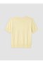 Xside Yellow Crew Neck Women's Knitwear Sweater - 6