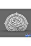 Goth Rose Makeup Brush Holder and Cosmetic Organizer Stand - 6