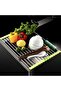 Rollable sink drain rack, stainless steel, silver - 3