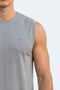Herofit in Men's Sleeveless Gray Tank Top - 2