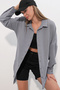 Women's Aerobin Oversize Shirt 20402 - Gray - 4