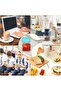 2 Pack Small Silicone Snack Containers with Lids, Leak Proof Salad Dressing Containers, Lunc - 7
