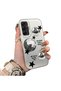 Samsung Galaxy A25 Compatible Minimalist Black Star Case, Durable Protective Case for Daily Use - 2
