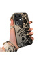Vivo Y29 4g Compatible Elegant Black Lace Floral Pattern Case, High Quality Matte Phone Case - 2