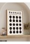 Bauhaus Exhibition Tek Piece Wooden Framed Painting - 2