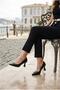 87694 Elegant, Stylish, Comfortable, 6 cm Heel Height, Pointed Toe Women's Shoes with Buckle Accessories - 4
