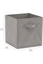 Collapsible Fabric Storage Cubes Organizer with Handles, 26.67 x 26.67 x 27.94 centime - 4