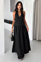 Women's Halter Neck Maxi Dress - 2