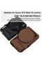 حافظة كاميرا للكاميرا الرقمية Canon Powershot G7 X Mark III، غطاء حماية من السيليكون الناعم مع غطاء قابل للطي - 5