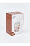 Mixed Flower Printed Glass with Straw 400 ml (W6) - 4