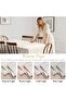 Rectangular linen tablecloth, 110*160 cm. High-quality, splash-proof, and waterproof tablecloth, buffets. Features: Extra soft, t... - 5