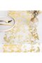 Gold table runner rolls (2 rolls) - 5.5m sequined glitter fabric, suitable for wedding and party decorations. - 2