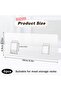 6 Pack Shower Caddy Adhesive for Replacement No Drilling Wall Hooks Sticky Pads Shower Shel - 2