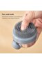 Silicone Body Brush Shower Scrubber with Shower Gel Dispenser Function, 2Pack Soft Silicone Bath Mas - 5