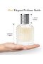 Travel Perfume Glass Spray Bottle, 2 Pack 30ml 50ml Pineapple Refillable Perfume Atomiser, Square Gr - 3