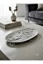 Bamboo Nickel Look Decorative Oval Tray 35X22 cm Presentation Organizer - 3