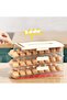 Refrigerator Organizer with Lids, Stackable Fruit Storage Containers, Vegetable Strainers Box
