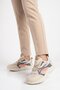 Dark Gray-Orange Mesh Lace-Up Breathable Comfortable Sole Unisex Walking and Sports Shoes 26106 g