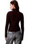 LS WOVEN LABEL تي شيرت ذو ياقة عالية باللون البني الموكا - 4