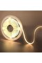 شريط إضاءة LED بتقنية COB بجهد 5 فولت USB، قطعتان، 9.84 قدم/3 متر، أبيض دافئ 3000 كلفن، 320 مصباح LED لكل متر، عرض 8 مم، غير مقاوم للماء IP20 - 2