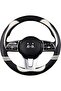 Cat Pattern Steering Wheel Cover, Carbon Fiber Perforated Leather with Non-Slip Rubber Liner – Unive