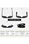 Square Folding Polarized Sunglasses for Mens Women UV400 Protection | Trendy Rectangular Ligh - 5