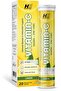 HC Vitamin C 1000mg + Zinc 50mg Lemon Effervescent Tablets 20 Tabs, Fast Dissolve Immune Support & Daily Wellness Supplement