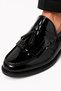 Unisex Black Tasseled Corcik Loafer Shoes Laceless Classic Daily Stylish Shoes - 5