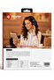 BH205 Wireless Stereo Over-Ear Headphones with 40 Hours Playtime, Bluetooth 6.0, USB-C Charging and Built-in Microphone – Black - 6